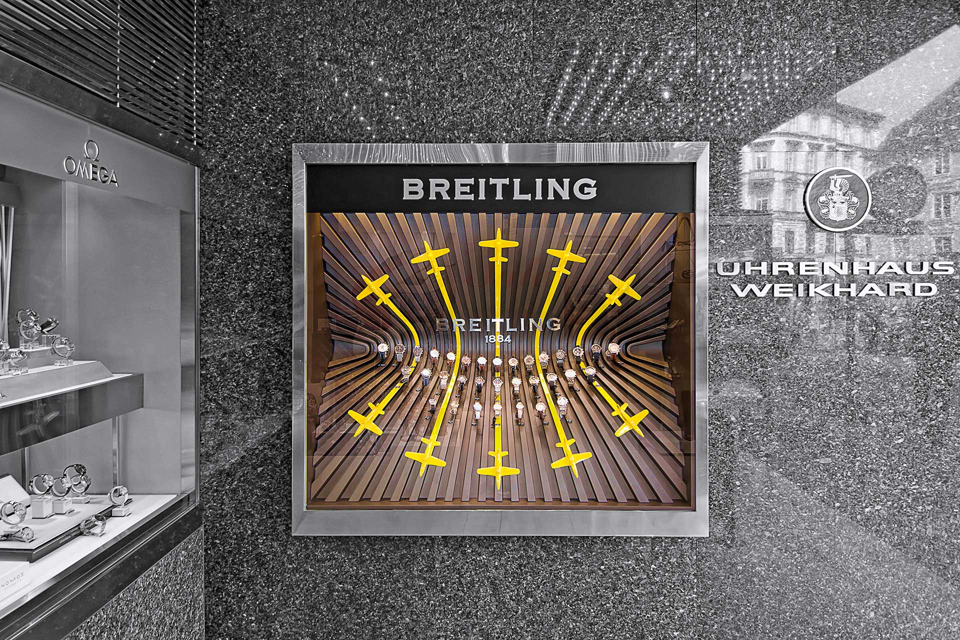 2013 - Uhrenhaus WEIKHARD - Neue Breitling Vitrine, A-8010 Graz